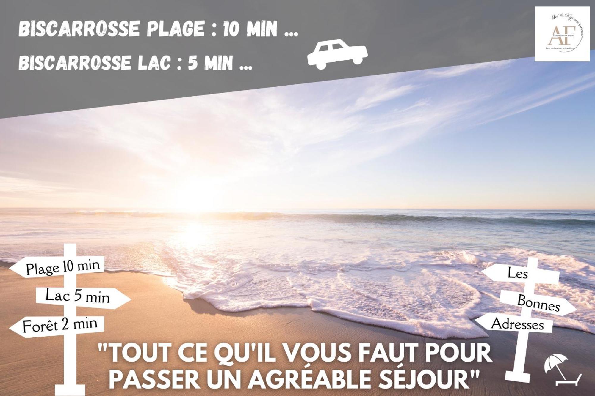 Ravissante Maison Cosy 4* Biscarrosse Proche Lac 외부 사진